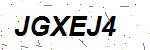 CAPTCHA verification image containing distorted text characters