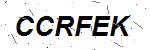 CAPTCHA verification image containing distorted text characters