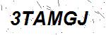 CAPTCHA verification image containing distorted text characters