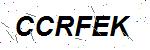 CAPTCHA verification image containing distorted text characters