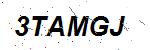 CAPTCHA verification image containing distorted text characters