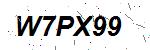 CAPTCHA verification image containing distorted text characters