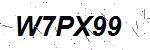 CAPTCHA verification image containing distorted text characters