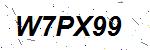CAPTCHA verification image containing distorted text characters