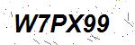 CAPTCHA verification image containing distorted text characters
