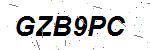 CAPTCHA verification image containing distorted text characters
