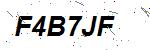 CAPTCHA verification image containing distorted text characters
