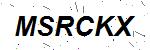 CAPTCHA verification image containing distorted text characters