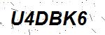 CAPTCHA verification image containing distorted text characters