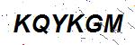 CAPTCHA verification image containing distorted text characters