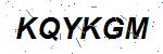 CAPTCHA verification image containing distorted text characters