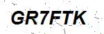 CAPTCHA verification image containing distorted text characters
