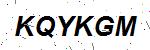 CAPTCHA verification image containing distorted text characters