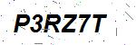 CAPTCHA verification image containing distorted text characters