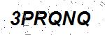CAPTCHA verification image containing distorted text characters