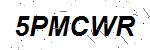 CAPTCHA verification image containing distorted text characters