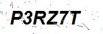 CAPTCHA verification image containing distorted text characters