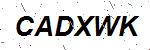 CAPTCHA verification image containing distorted text characters