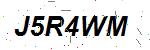 CAPTCHA verification image containing distorted text characters