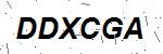 CAPTCHA verification image containing distorted text characters