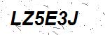 CAPTCHA verification image containing distorted text characters