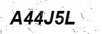 CAPTCHA verification image containing distorted text characters