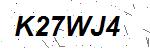 CAPTCHA verification image containing distorted text characters