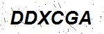 CAPTCHA verification image containing distorted text characters