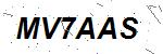 CAPTCHA verification image containing distorted text characters