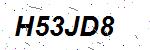 CAPTCHA verification image containing distorted text characters