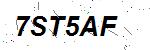 CAPTCHA verification image containing distorted text characters