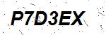 CAPTCHA verification image containing distorted text characters