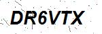 CAPTCHA verification image containing distorted text characters