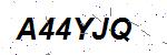 CAPTCHA verification image containing distorted text characters