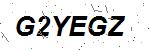 CAPTCHA verification image containing distorted text characters