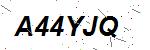 CAPTCHA verification image containing distorted text characters