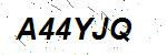 CAPTCHA verification image containing distorted text characters