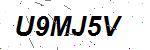 CAPTCHA verification image containing distorted text characters