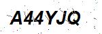 CAPTCHA verification image containing distorted text characters