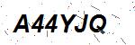 CAPTCHA verification image containing distorted text characters
