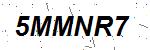 CAPTCHA verification image containing distorted text characters