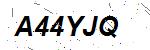 CAPTCHA verification image containing distorted text characters