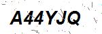 CAPTCHA verification image containing distorted text characters