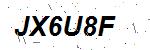 CAPTCHA verification image containing distorted text characters