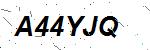 CAPTCHA verification image containing distorted text characters