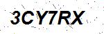 CAPTCHA verification image containing distorted text characters