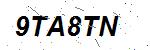 CAPTCHA verification image containing distorted text characters