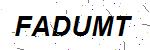 CAPTCHA verification image containing distorted text characters