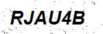CAPTCHA verification image containing distorted text characters