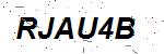 CAPTCHA verification image containing distorted text characters